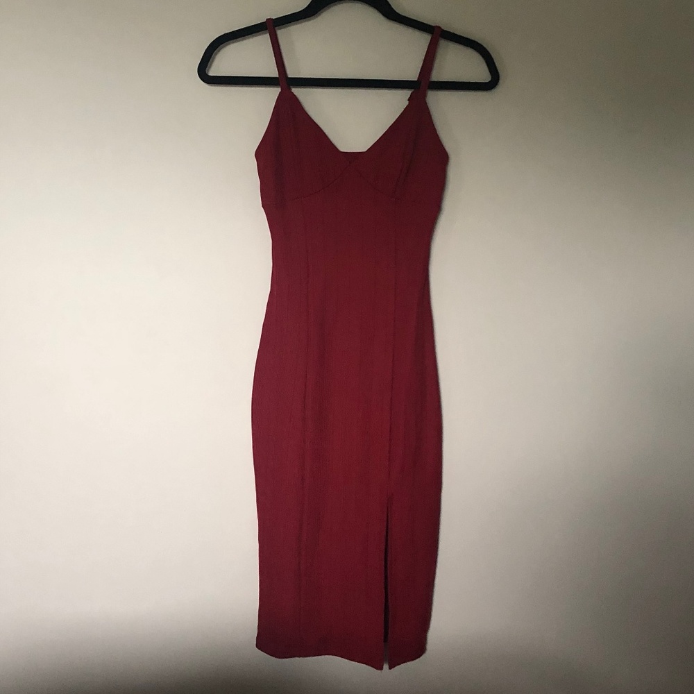 Forever 21 Red Midi Dress